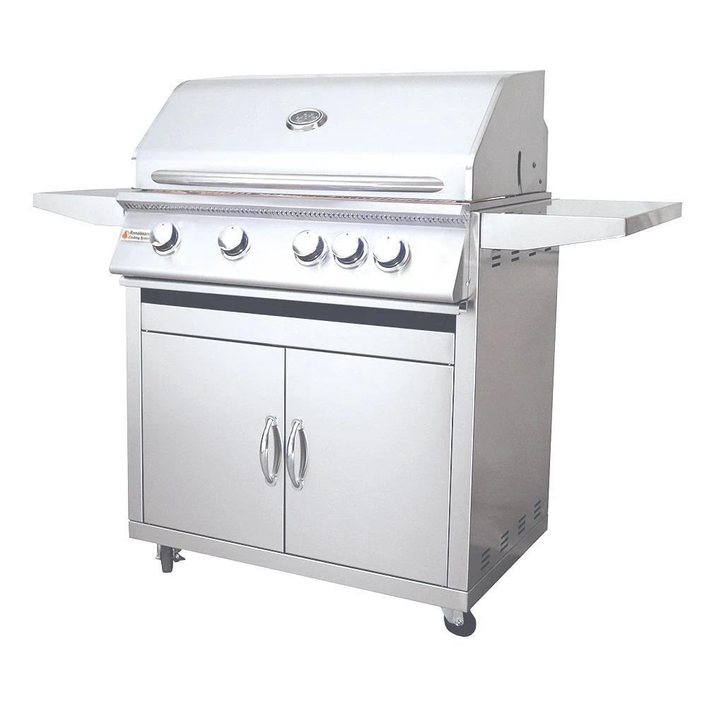 RCS Premier Series 32-Inch 4-Burner Natural Gas Grill With Rear Infrared Burner - RJC32ACK