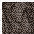 thumbnail image 4 of Soimoi Brown polyester Crepe Fabric Snow Flakes Floral Printed Craft Fabric by the Yard 52 Inch Wide, 4 of 5