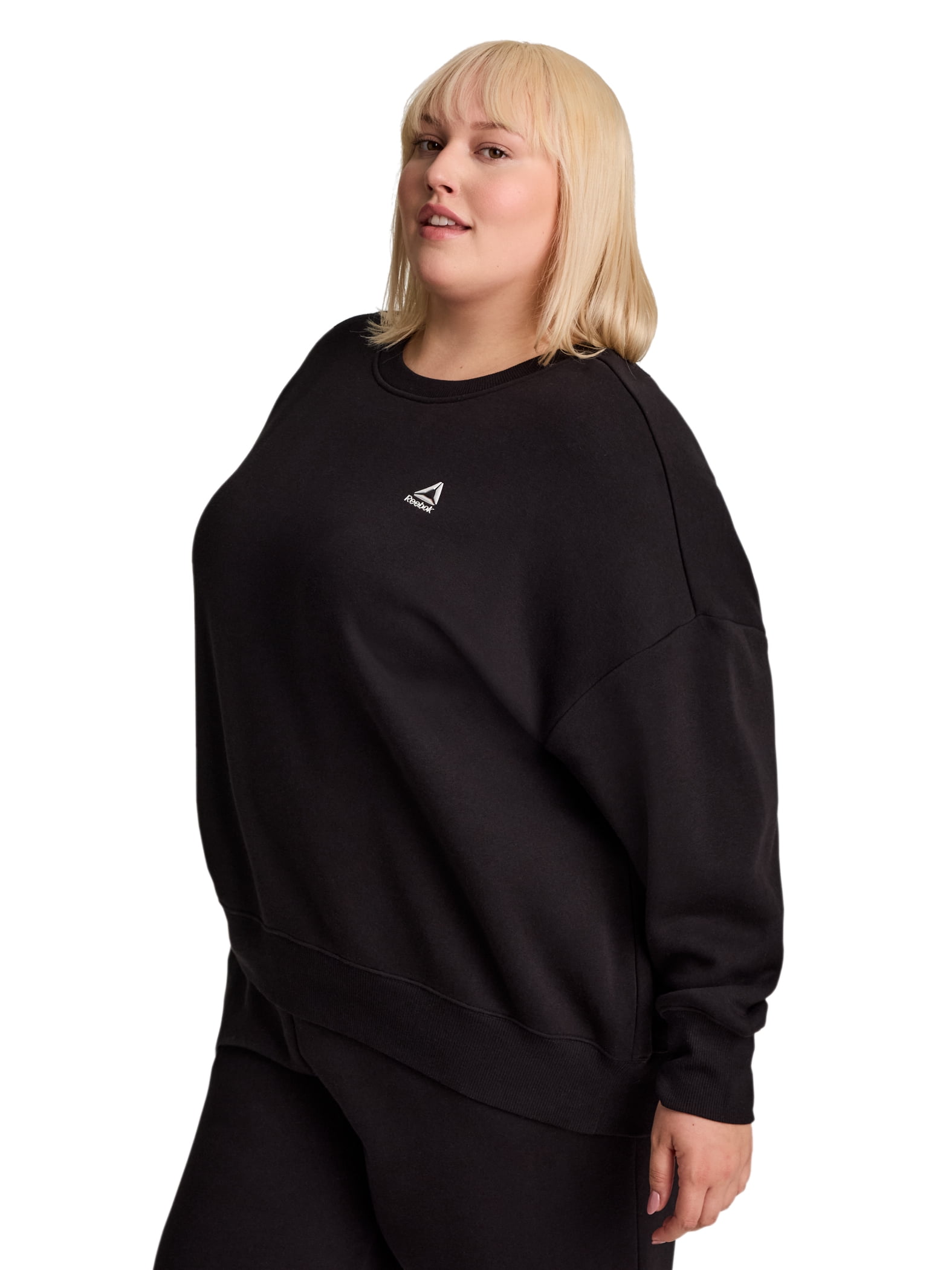 Reebok Women's Game Day Fleece Oversize Crewneck Sweatshirt, Size XS-4X