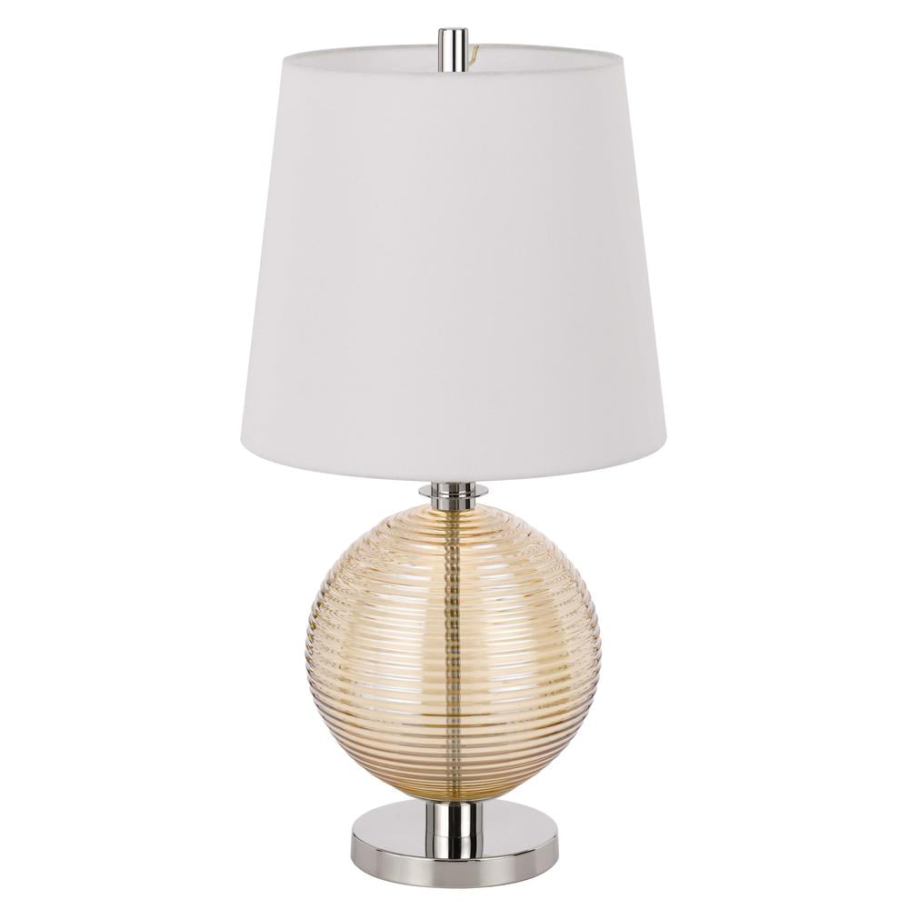 Pillowfort Glass Table Lamp With Touch, Turned Table Lamp With Touch On Off Pillowfort