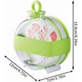 thumbnail image 2 of Ice Cube Maker Bottle, 2 In 1 Ice Cube Maker Bottle With Straw, Space-Saving With Press-To-Release Lid For Summer Drinks, Home & Office, 2 of 7