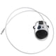 thumbnail image 1 of Candado Newdeport Plateado Ajustable de 3 Dígitos con Cable Retráctil para Snowboard, Bicicleta y Eq, 1 of 6