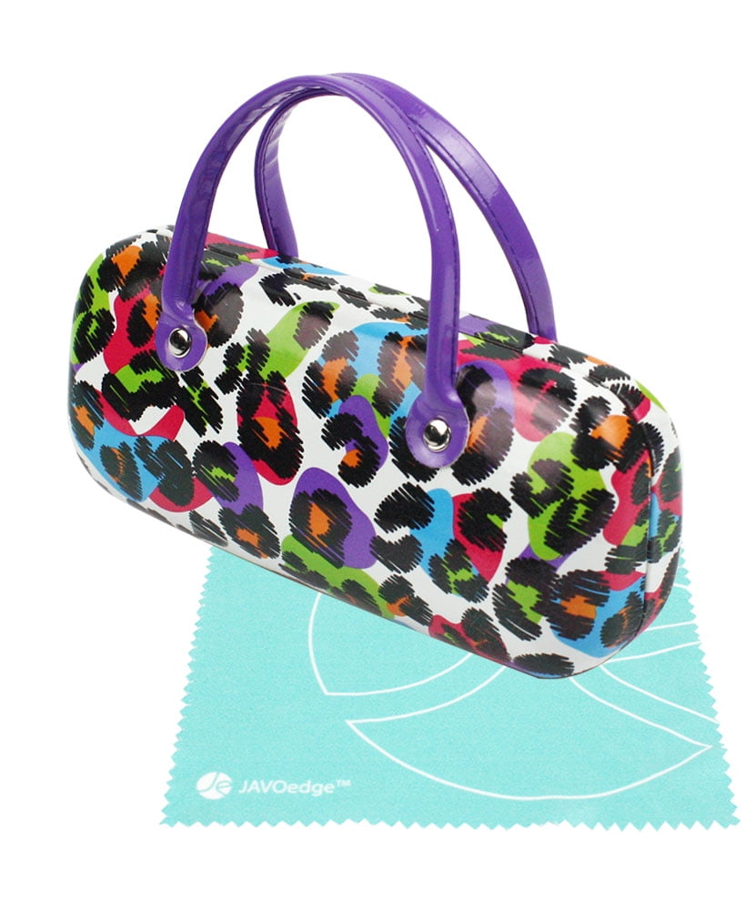 JAVOedge Children's Various Pattern Hard Eyeglass Case Glasses for Kids