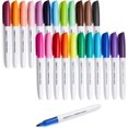 thumbnail image 1 of Marqueurs Permanents Pointe Fine - Couleurs Assorties, Lot de 24, 1 of 5