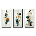 thumbnail image 2 of Designart "Circular Geometry Minimal Sweet Serenity II" Modern Geometric Framed Wall Art Set Of 3 - White Abstract Frame Gallery Wall Set For Home Decor, 2 of 7