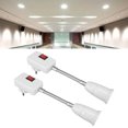 thumbnail image 1 of Extensor de Enchufe de Luz, Enchufe de la UE 110-240V Soporte de Lámpara de Manguera de Instalación Fácil para la Bombilla E26 Y E27 Para El Hogar, 1 of 7