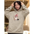 thumbnail image 2 of Welsh Corgi Puppy Let's Party Hoodie Women -Image by Shutterstock, Female 5X-Large, 2 of 4