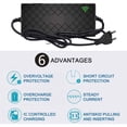 thumbnail image 2 of 24V 2A Electric Bike Smart Lithium Battery Charger Output 29.4V 2A Charger DC Port Fast Charger With Cooling Fan, Rca Socket,, 2 of 5