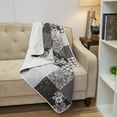 thumbnail image 5 of Donna Sharp Indiana Farmhouse Patchwork Pieced Cotton Throw Blanket, 5 of 6