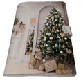 thumbnail image 2 of PKQWTM Hall Fireplace Arches Mirrors Christmas Wreath Tree Book Cover Book Protector Book Sleeve Book Pouch Book Bag 6x9 inch, 2 of 4