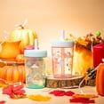 thumbnail image 2 of Zak Designs 15oz Kelso Toddler Cups For Travel or At Home, Durable Plastic Sippy Cups With Leak-Proof Design is Perfect For Kids (Fanciful Unicorn, Happy Skies), 2 of 8
