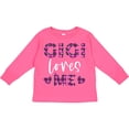thumbnail image 3 of Inktastic My Gigi Loves Me Hearts in Pink Plaid Boys or Girls Long Sleeve Toddler T-Shirt, 3 of 5