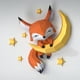 thumbnail image 4 of 1 pieza (s) Zorro en la luna Escultura de papel 3D Arte Decoración de pared Accesorios Hecho a mano Origami Puzzle Modelo de papel para bricolaje Papel geométrico Papel artesanal Juguete, 4 of 5