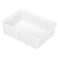 thumbnail image 1 of Unique Bargains 8'x5'x2' Plastic Lab Tray Rectangle Utility Stackable Box Crafts Organizer White, 1 of 5