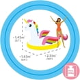 thumbnail image 2 of Flotador Inflable Gigante Intex Unicornio 1.63mx2.51mx1.45m, 2 of 4