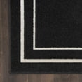 thumbnail image 3 of Nourison Essentials Indoor/Outdoor Black Ivory 5' x 7' Area Rug, (5x7), 3 of 11
