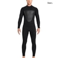 thumbnail image 3 of Combinaison de Plongée Haute Efficacité Anti-Froid Confortable Maillots de Bain Forte Protection Solaire Réduit la Résistance à L'Eau Combinaison Classique Col Rond Hommes Noir G, 3 of 7