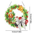 thumbnail image 2 of Corona Pintura Cristal Con Forma Especial Arbusto Navidad para Pared Ventana, 2 of 9
