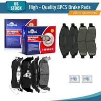 YXPCARS Front Rear Ceramic Brake Pads (P-1015, P-1041), Brake Pads Set for 2004 2005 2006 Infiniti QX56 All Models