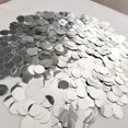 thumbnail image 4 of Silver Confetti,QZS Glitter Throwable Table Scatter Foil Confetti for Wedding,Portable Party Foil Metallic Tool for Wedding,Party Decoration,0.22LB, 4 of 6