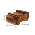 thumbnail image 2 of BEADCEST 1Pack Rectangular Wooden Puzzle Box For Leisure Time Activities And Problem Solving, 2 of 6