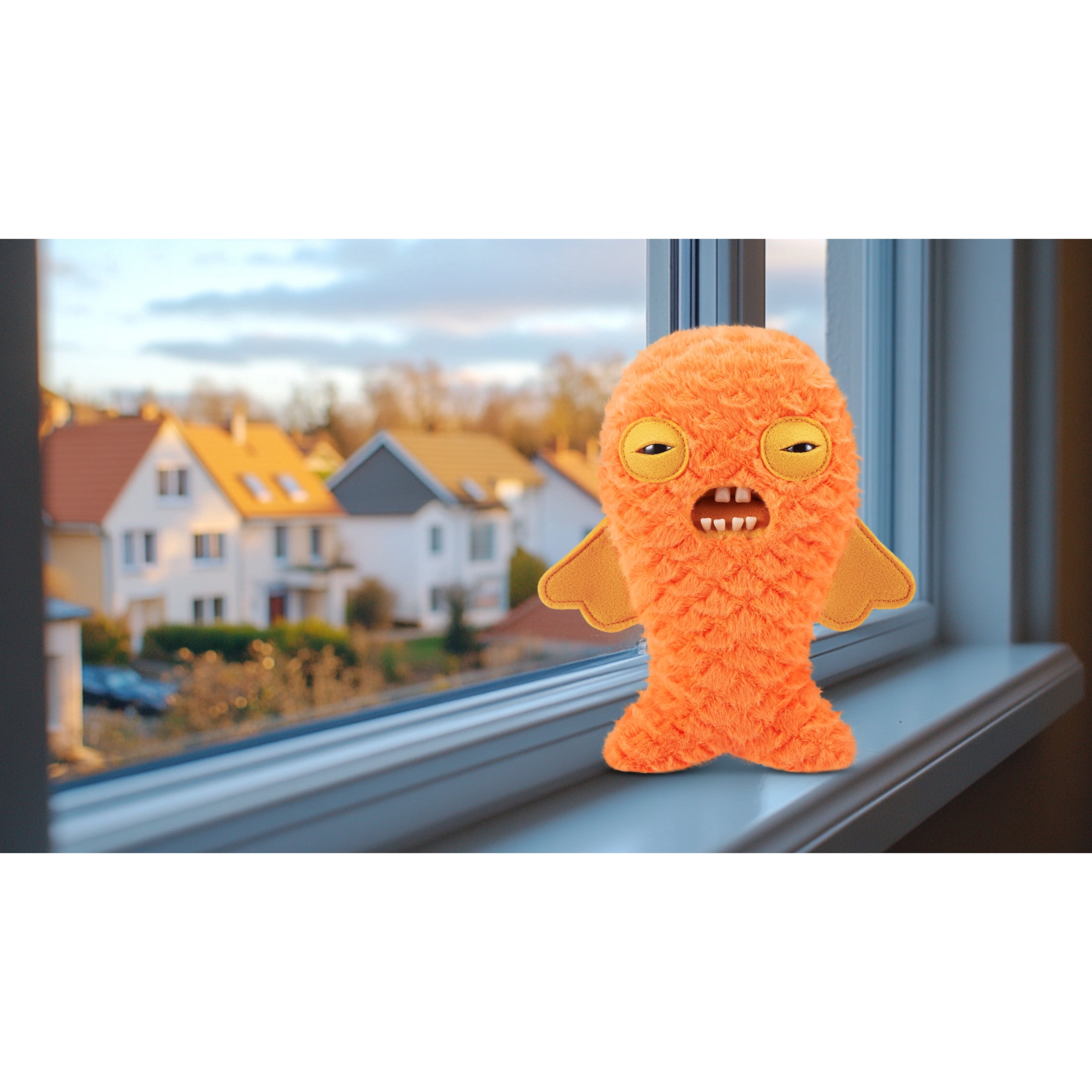 Fuggler Butt Ugly Pets 9 inch (Cod Father - Gold Fish) Soft Plush, Ugly Monster Stuffed Animal Toy by ZURU