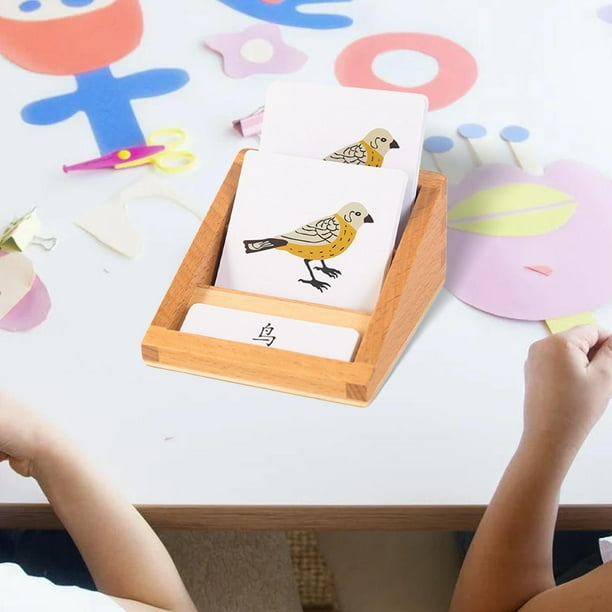 Pintado a mano Animal Juego Educativo Enseñanza Juguetes Aprendizaje Biología Juguetes Figura de acción Modelo para pequeños pájaro Hugo Tarjeta de tres segmentos