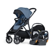 Chicco Corso® LE ClearTex® Modular Travel System with KeyFit® Max ClearTex® Infant Car Seat - Tidal (Blue)