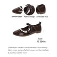 thumbnail image 4 of Bkhluea Women Patent Lace-Up Ballet Flats Comfortable Footwear For Office Work Party Daily Casual Outdoor Activities, 4 of 7