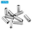 thumbnail image 3 of Unique Bargains Adaptateurs Filetage Manchon Réducteur Écrou M6 * 1 Mâle à M4 * 0,7 Femelle Réparation Insert Vis Réducteur 15mm 10 Pcs, 3 of 6