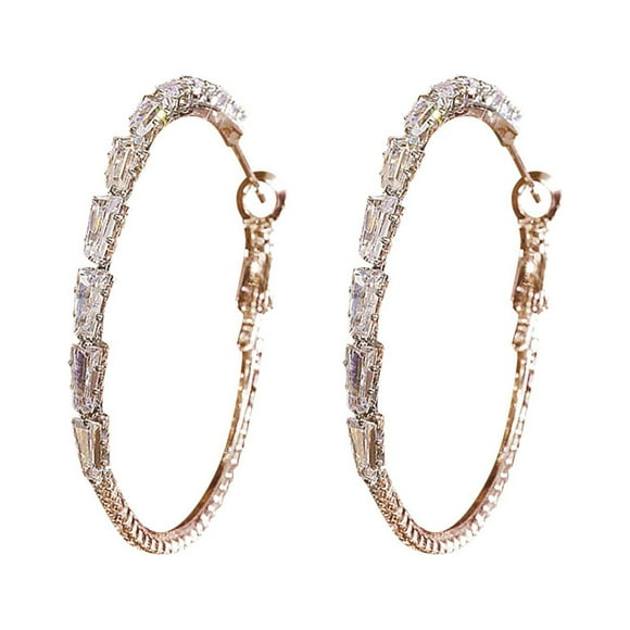 Diamond Encrusted Ear Cuff Electroplating Zircon Ear Cuff