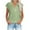Green 1, variant on Kaemgyyd Beach Vaction Clothes for Women Lightweight Loose Fit Collar Shirts Fashion Cap Sleeve Button Cotton Linen Top Spring Blouses