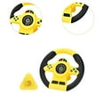 thumbnail image 6 of yotijay Kids Steering Wheel Toy Pretend Play Educational Suction Cup Base Electric Fine Yellow, 6 of 9