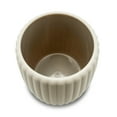 thumbnail image 4 of Mainstays Rubberized Plastic Ribbed Toothbrush Holder, Beige, 4 of 8