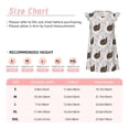 thumbnail image 3 of Fotbe Cute Swan Vestido de Dormir para Niñas de 3 a 10 Años, Mangas Cortas, Estilo Princesa, Pijama Camisón con Mangas Voladas-X-Large, 3 of 6