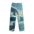 thumbnail image 3 of Lsque Polar Bear On Iceberg Print Men's Pajama Pants, Lounge Pant - Comfortable Home Wear,Elastic Waistband, Stylish Design-XX-Large, 3 of 9