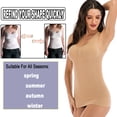 thumbnail image 2 of Women's Camisole Tank Top with Built in Bra Compression Tank Body Cami Shaper (Beige, XX-Large), 2 of 7