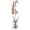 Gray, variant on Coat Rack Freestanding With Umbrella Holder, Metal Coat Tree With 12 Hooks, Standing Hanger for Entryway, Hat Rack for Home Office, Gray