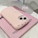 thumbnail image 2 of For iPhone 15 Silicone Case Cute Sleeping Pig Design Shockproof Phone Back Cover, 2 of 5