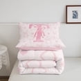 thumbnail image 5 of Erosebridal Romantic Initial A-Z Bedding Sets Full with Comforter, Initial Letter T Duvet Insert, Girly Fairly Decor, Reversible, 5 of 7
