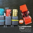 thumbnail image 2 of (2-Pack) Luggage Strap + Matching TAG | BRIGHT COLORS Help Easily Identify Your Luggage, 2 of 7