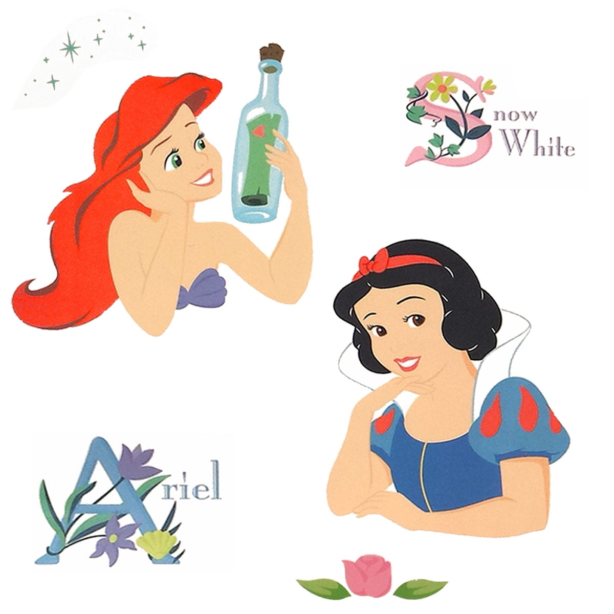 Store51 Llc 12440409 Disney Princess Stickers Posed Princesses Wall