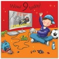 thumbnail image 2 of Twizler 9th Birthday Card for Boys - Games Console - Children's Age 9 Happy Birthday Greeting Card for Son Grandson Nephew Kids, 2 of 5