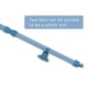 thumbnail image 4 of Barra de piedras difusoras de oxígeno para acuarios de 35 cm - Mejora la calidad del agua y la vida de tus peces con este accesorio duradero de plástico azul. Ideal para bombas de aireación en, 4 of 6