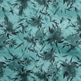 thumbnail image 1 of oneOone Cotton Cambric Turquoise Blue Fabric Abstract Floral Fabric For Sewing Printed Craft Fabric By The Yard 56 Inch Wide-2ra, 1 of 5
