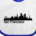 thumbnail image 4 of Inktastic San Francisco Skyline Boys or Girls Baby Bib, 4 of 4