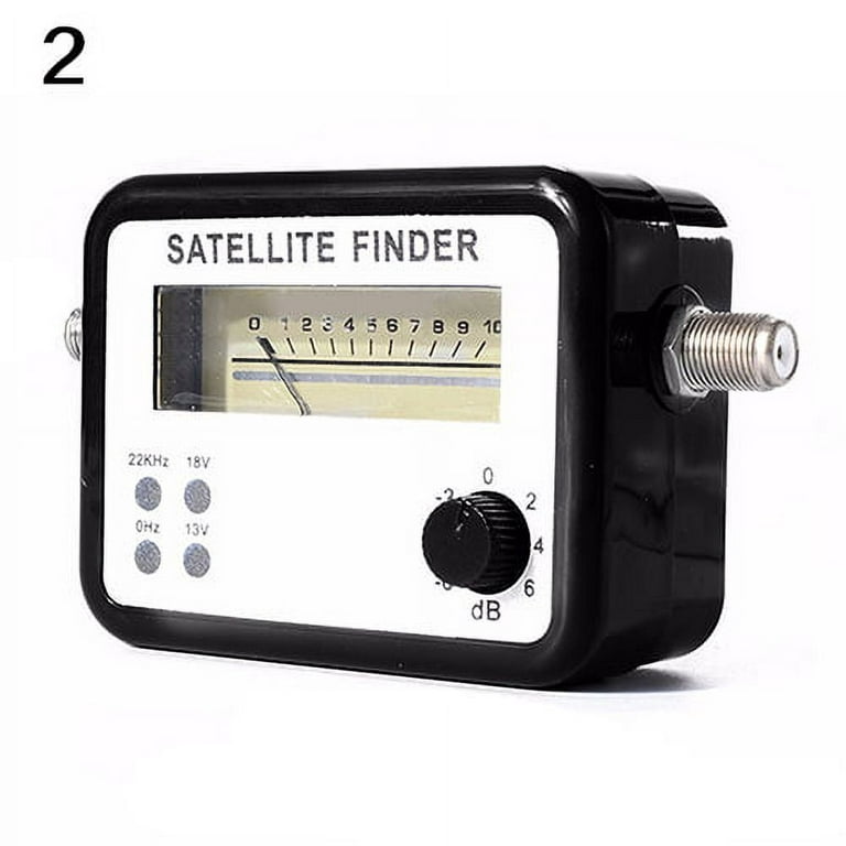 Grofry Portable Digital LCD Satellite Finder Signal Strength Meter