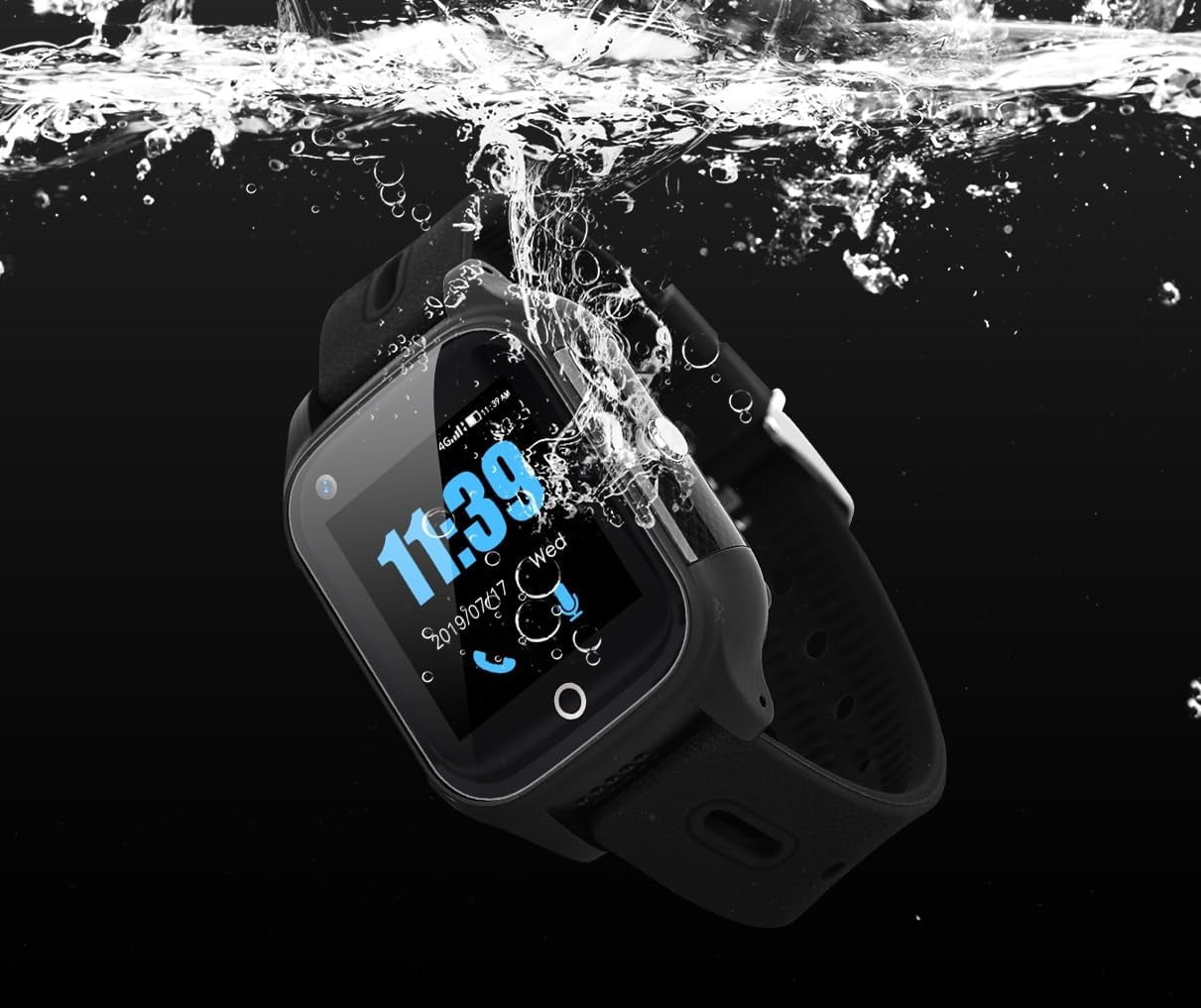 No Contracts | One-Time Cost | No Monthly Fee | Fall Detection | Medical Alert Watch | Waterproof | Take It Everywhere | Calls 911 | 2-Way Voice Communication