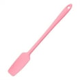 thumbnail image 2 of 11.1 Inch Spatula Long Handle Cream Cake Scraper Non-stick Butter Chocolate Flour Mixing Tool Heat Resistant Kitchen Baking Accessories for Cooking Pink Pink, 2 of 6