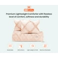 thumbnail image 3 of SGI Alaskan King Diamond Ruffle Comforter Set Microfiber 3 Piece Peach, 3 of 5
